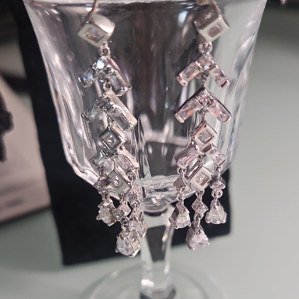 Elegant Silver Dangle Earrings